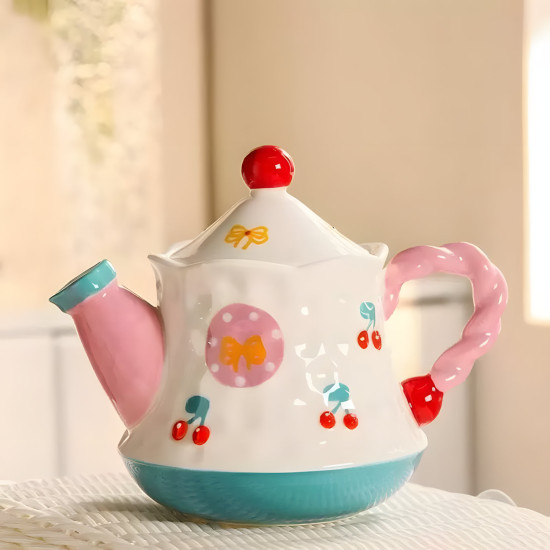 Porcelain Teapot & Cup Set 2 Pcs